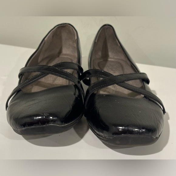 Life Stride Soft System Black Cushion Pattern Ballet Slip On’ Flats Sz. 11 M. - Picture 3 of 11